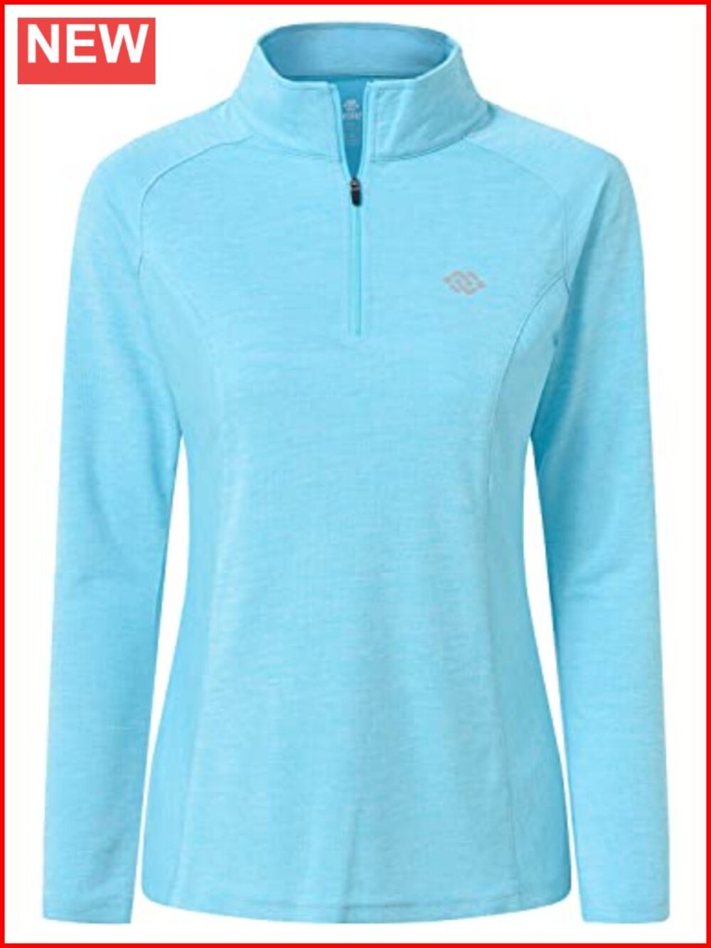 Womens Long Sleeve Golf Polo Shirt Quarter Zip Pullover Top